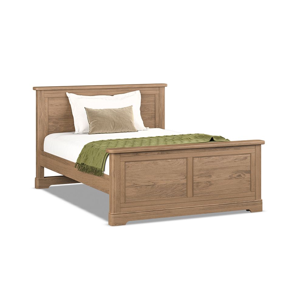 Brennan Antique Finish Solid Oak Double Bed 1