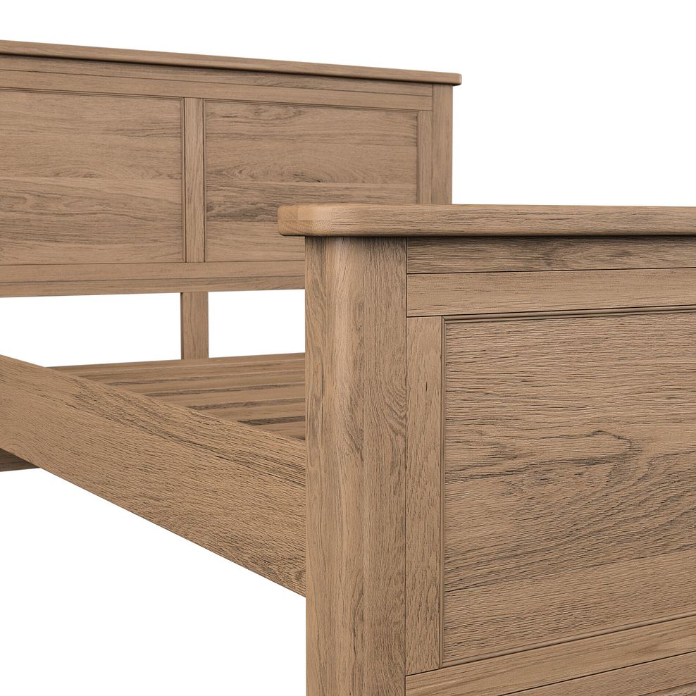 Brennan Antique Finish Solid Oak Double Bed 7