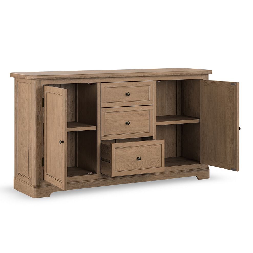 Brennan Antique Finish Solid Oak Large Sideboard 2