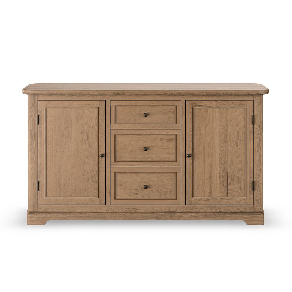 Brennan Antique Finish Solid Oak Large Sideboard 3