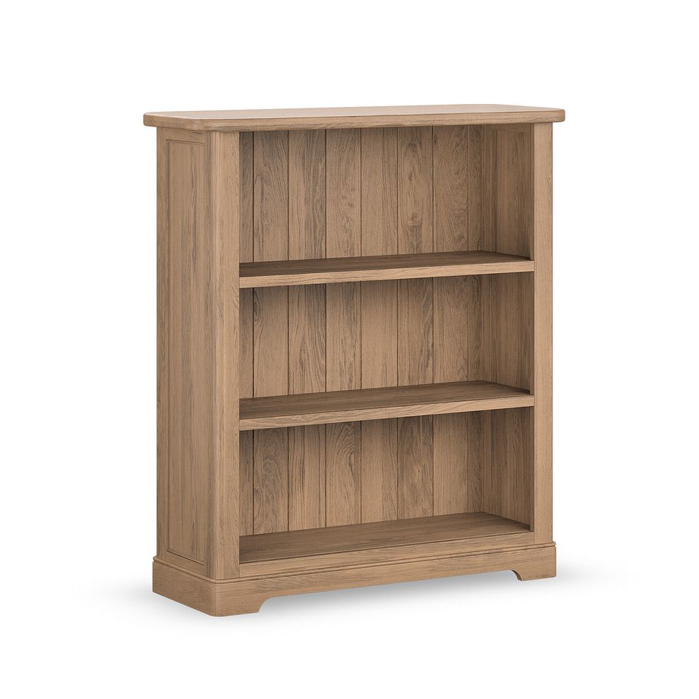 Brennan Antique Finish Solid Oak Small Bookcase 1