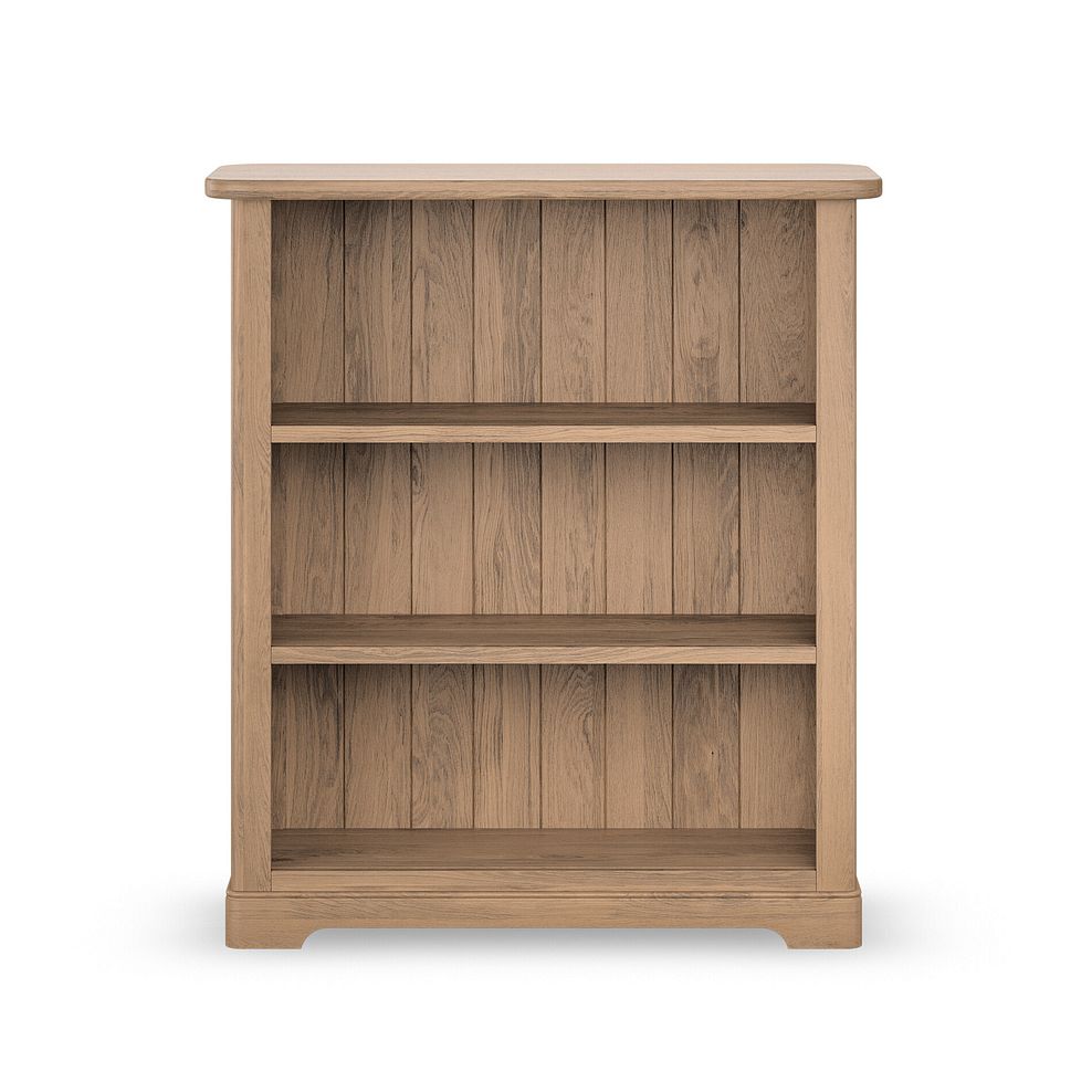 Brennan Antique Finish Solid Oak Small Bookcase 2