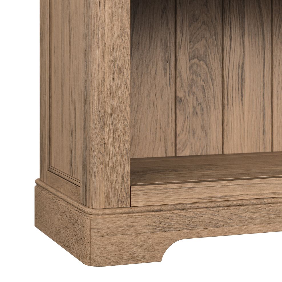 Brennan Antique Finish Solid Oak Small Bookcase 3