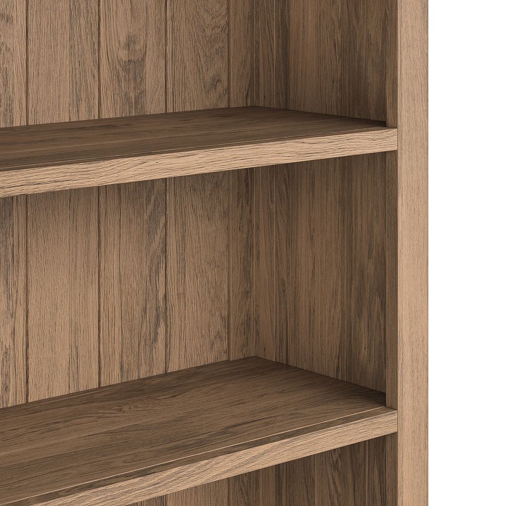 Brennan Antique Finish Solid Oak Small Bookcase 4