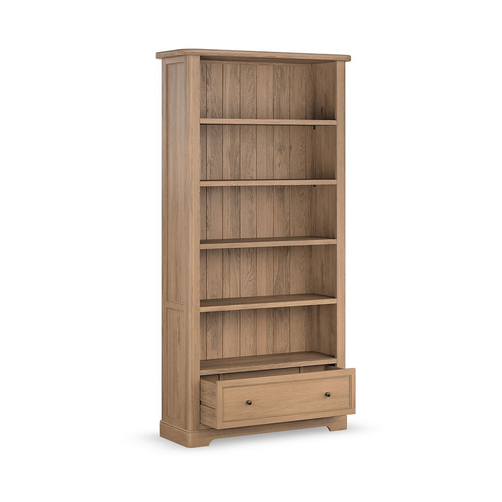 Brennan Antique Finish Solid Oak Tall Bookcase 2