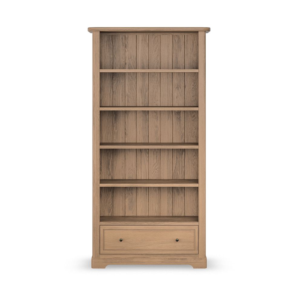 Brennan Antique Finish Solid Oak Tall Bookcase 3
