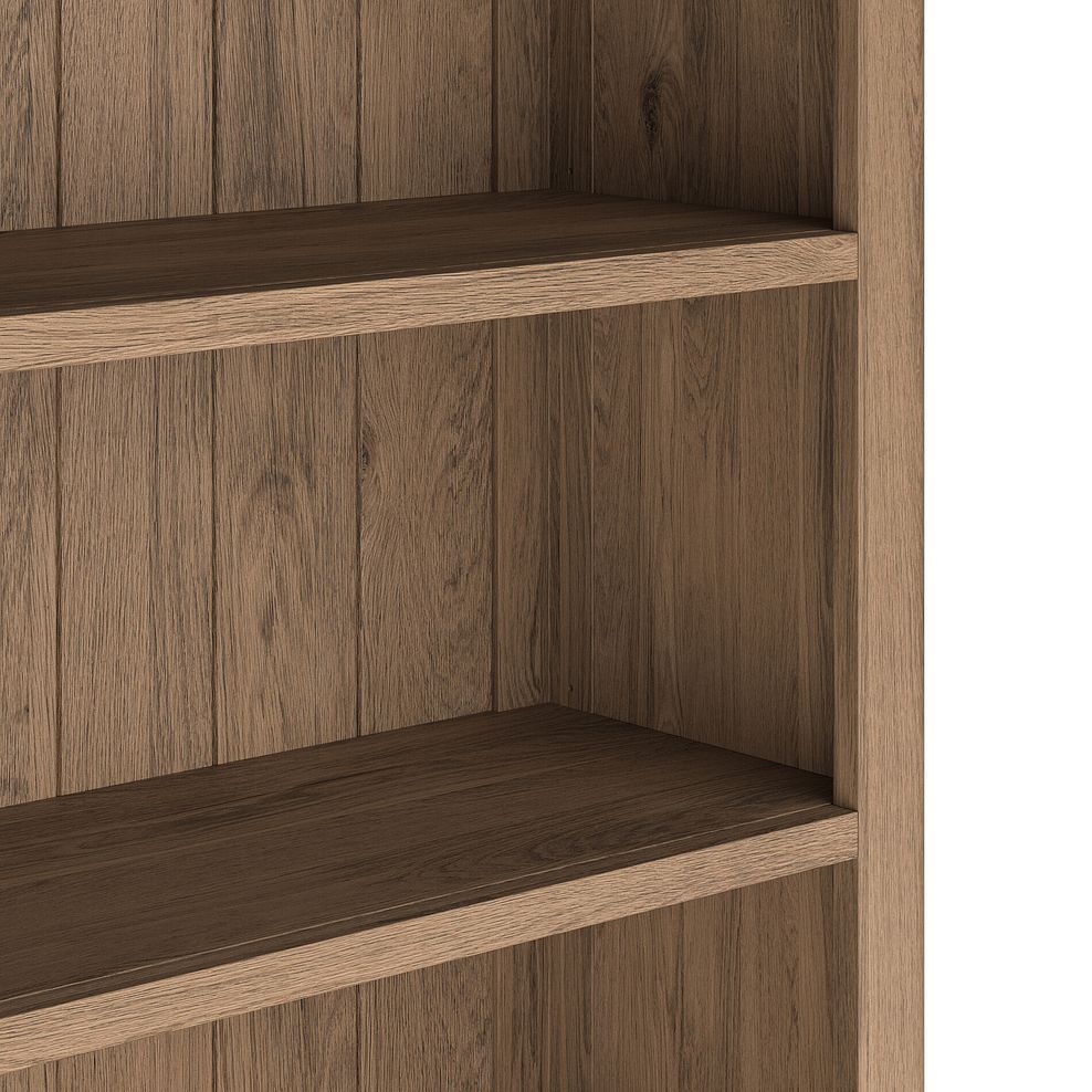 Brennan Antique Finish Solid Oak Tall Bookcase 4