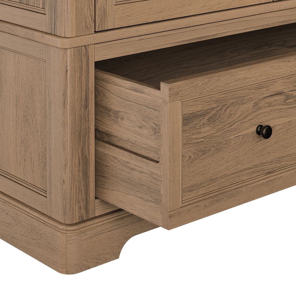 Brennan Antique Finish Solid Oak Triple Wardrobe 5