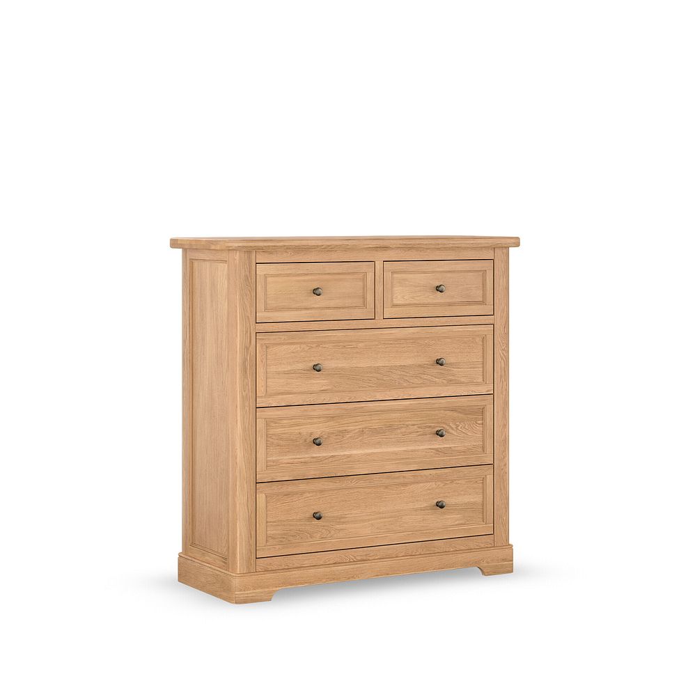 Brennan Natural Solid Oak 2+3 Chest of Drawers 3