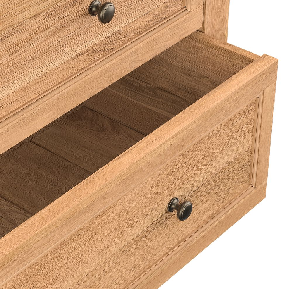 Brennan Natural Solid Oak 2+3 Chest of Drawers 7