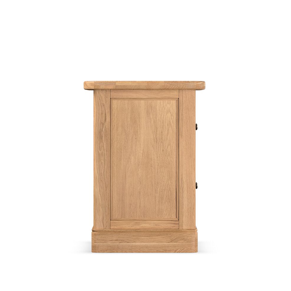 Brennan Natural Solid Oak 2 Drawer Bedside  6