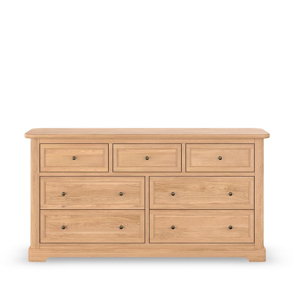 Brennan Natural Solid Oak 3+4 Chest of Drawers 5