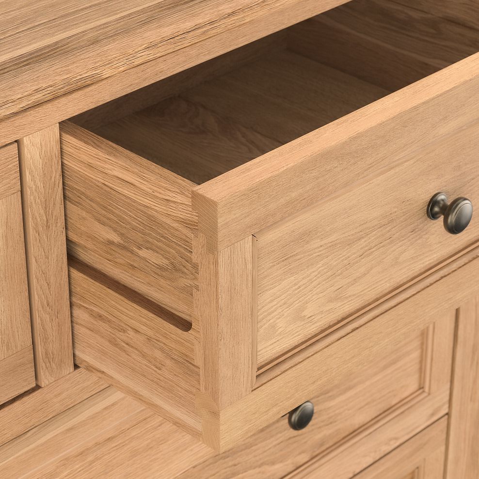 Brennan Natural Solid Oak 3+4 Chest of Drawers 12