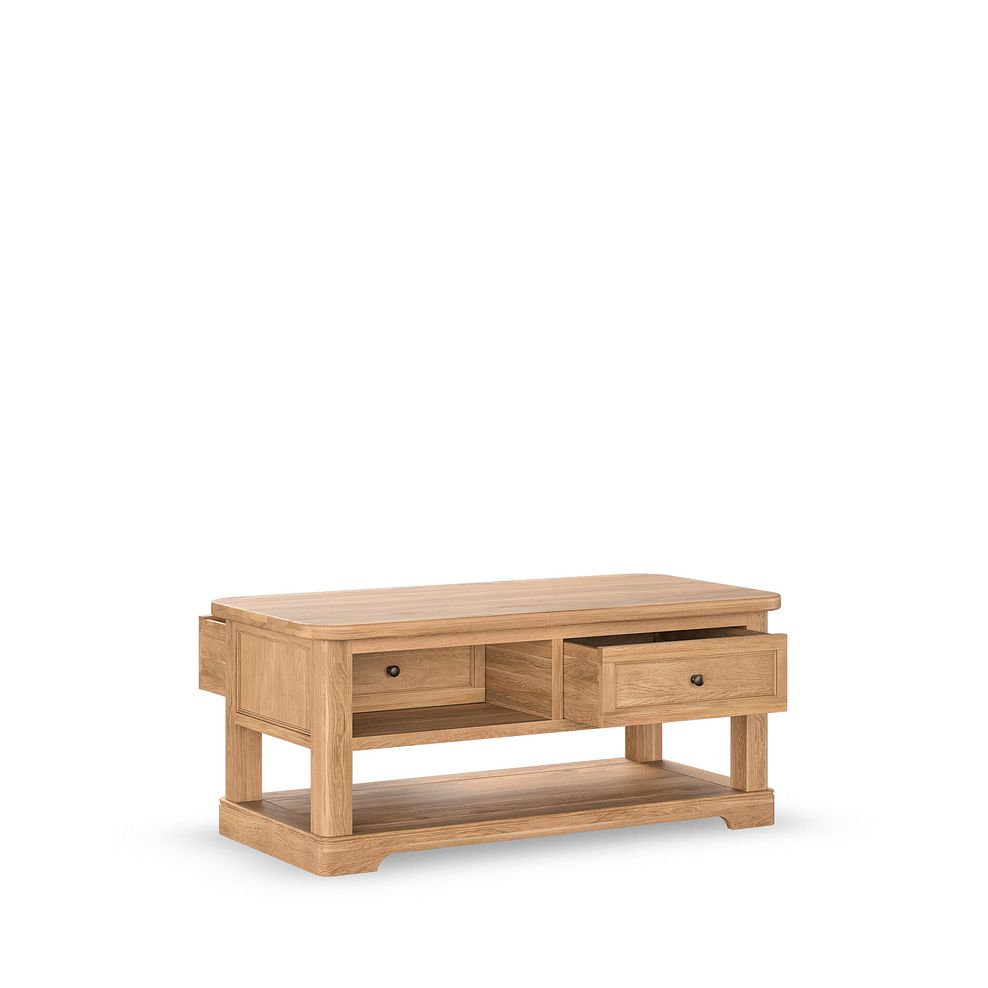 Brennan Natural Solid Oak Coffee Table 4