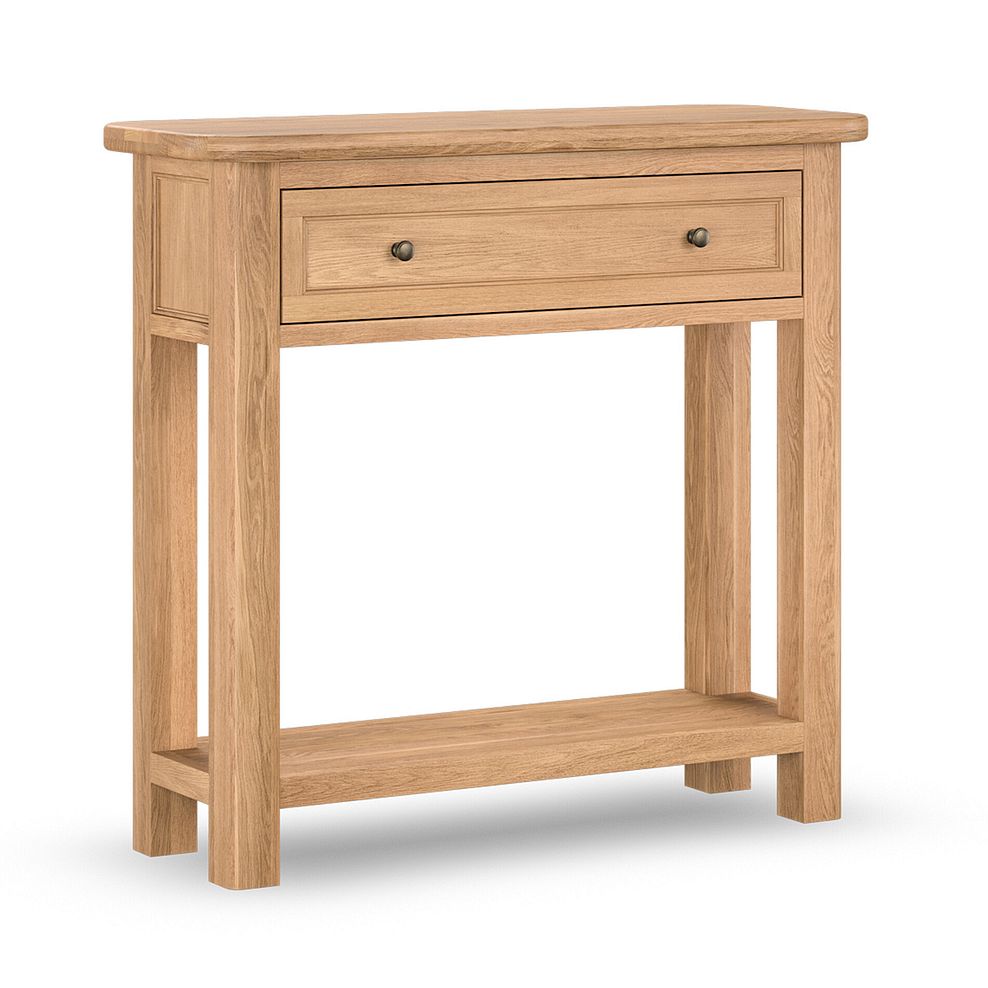 Brennan Natural Solid Oak Console Table 3