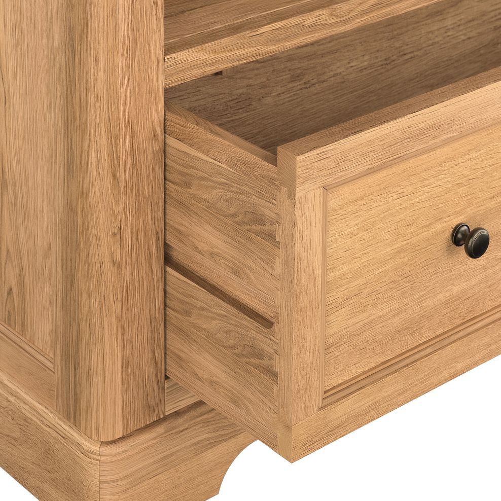 Brennan Natural Solid Oak Corner TV Unit 10