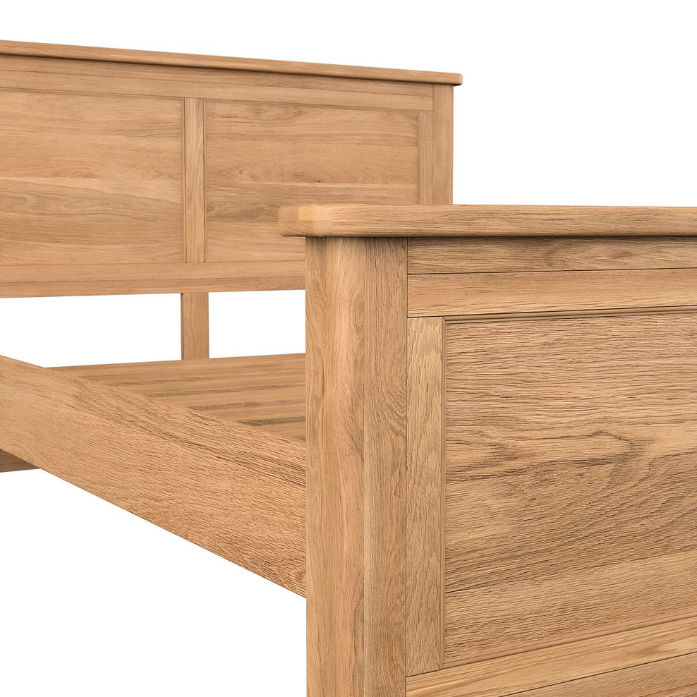 Brennan Natural Solid Oak Double Bed 10