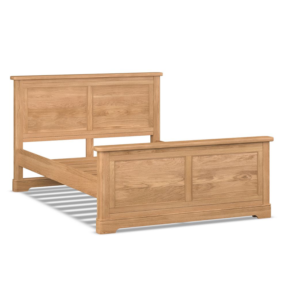 Brennan Natural Solid Oak Double Bed 4