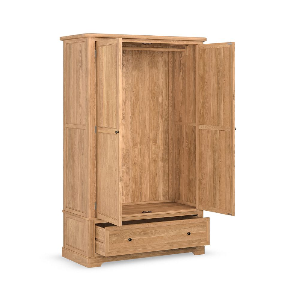Brennan Natural Solid Oak Double Wardrobe 4