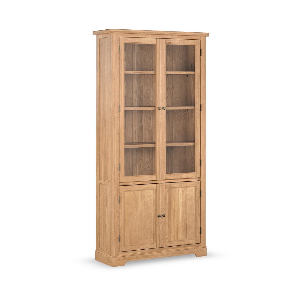 Brennan Natural Solid Oak Glazed Display Cabinet 3
