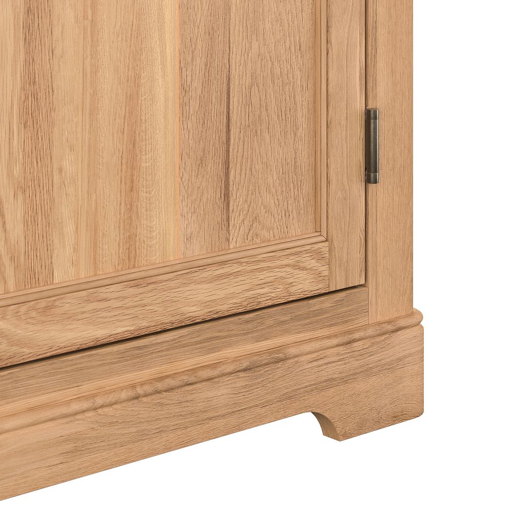 Brennan Natural Solid Oak Glazed Display Cabinet 9