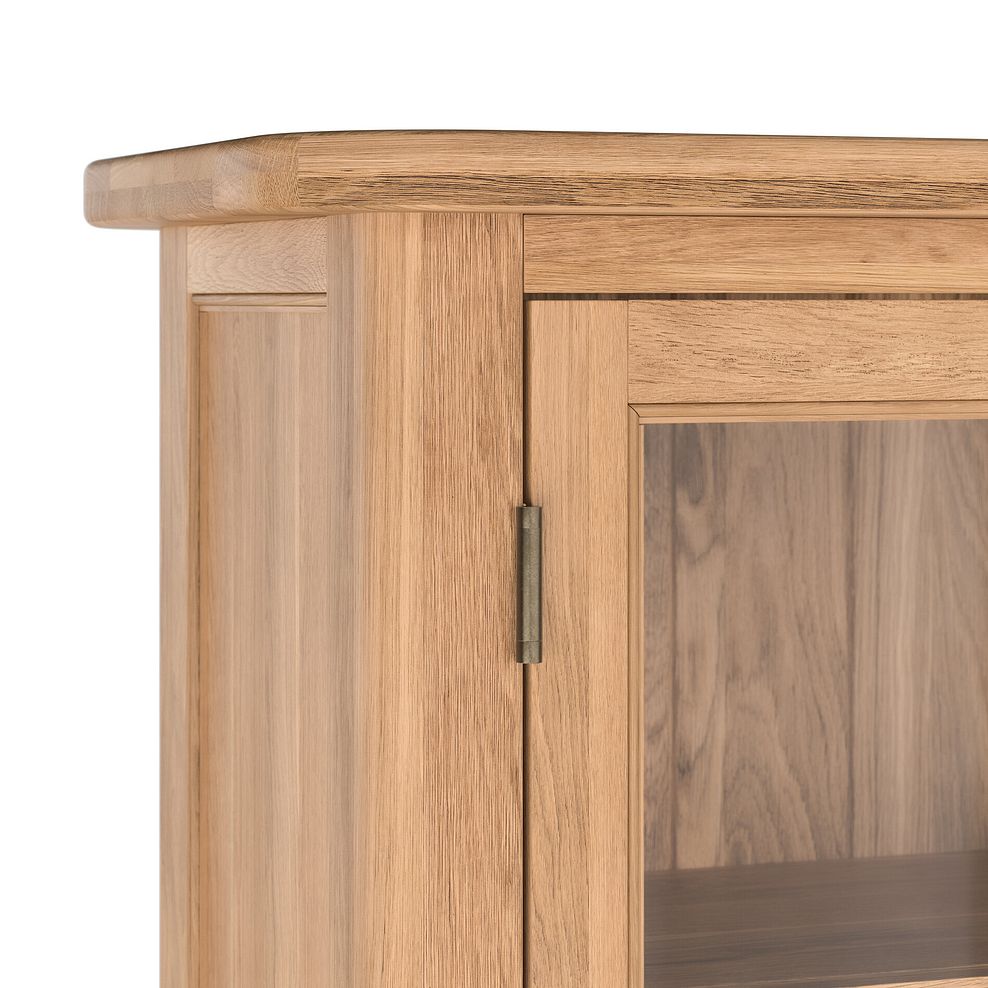 Brennan Natural Solid Oak Glazed Display Cabinet 11