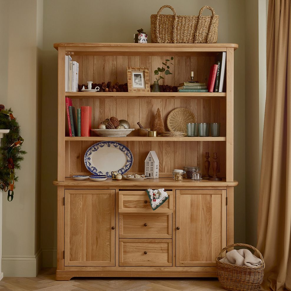 Brennan Natural Solid Oak Large Dresser 1