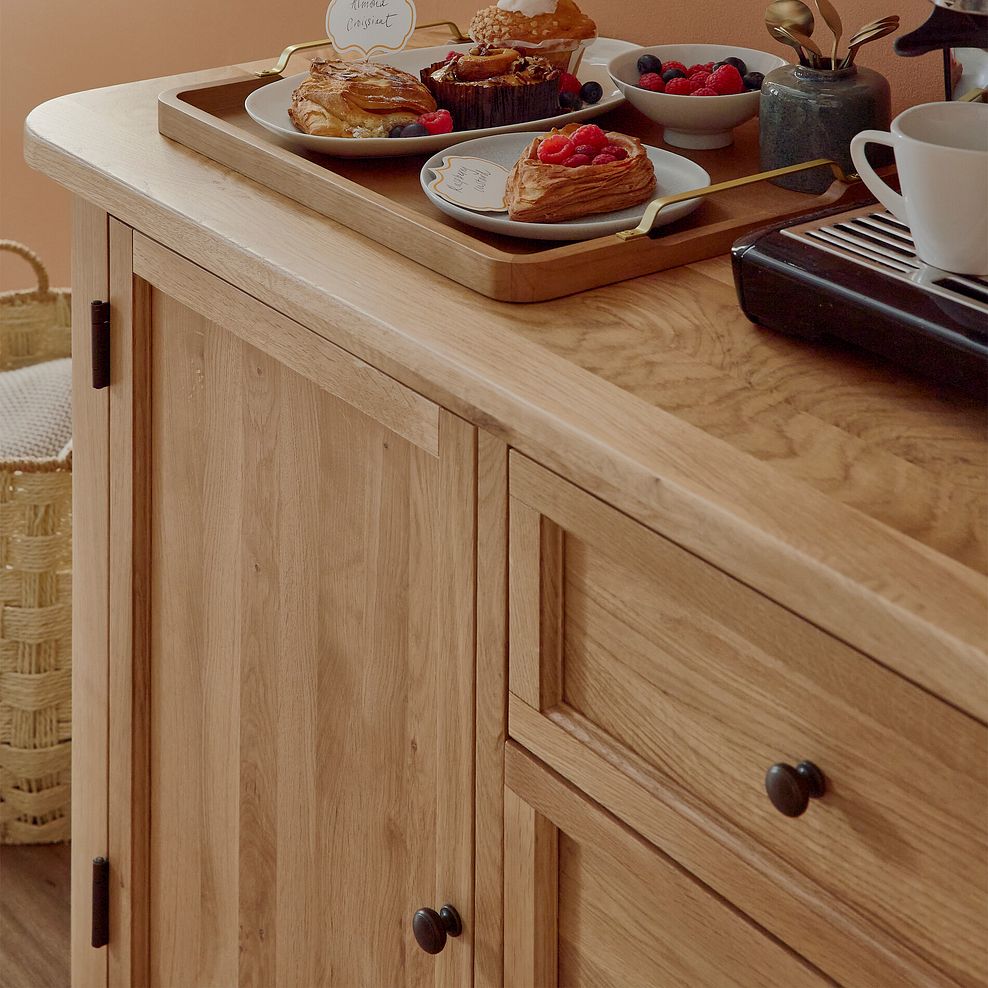 Brennan Natural Solid Oak Large Sideboard 3