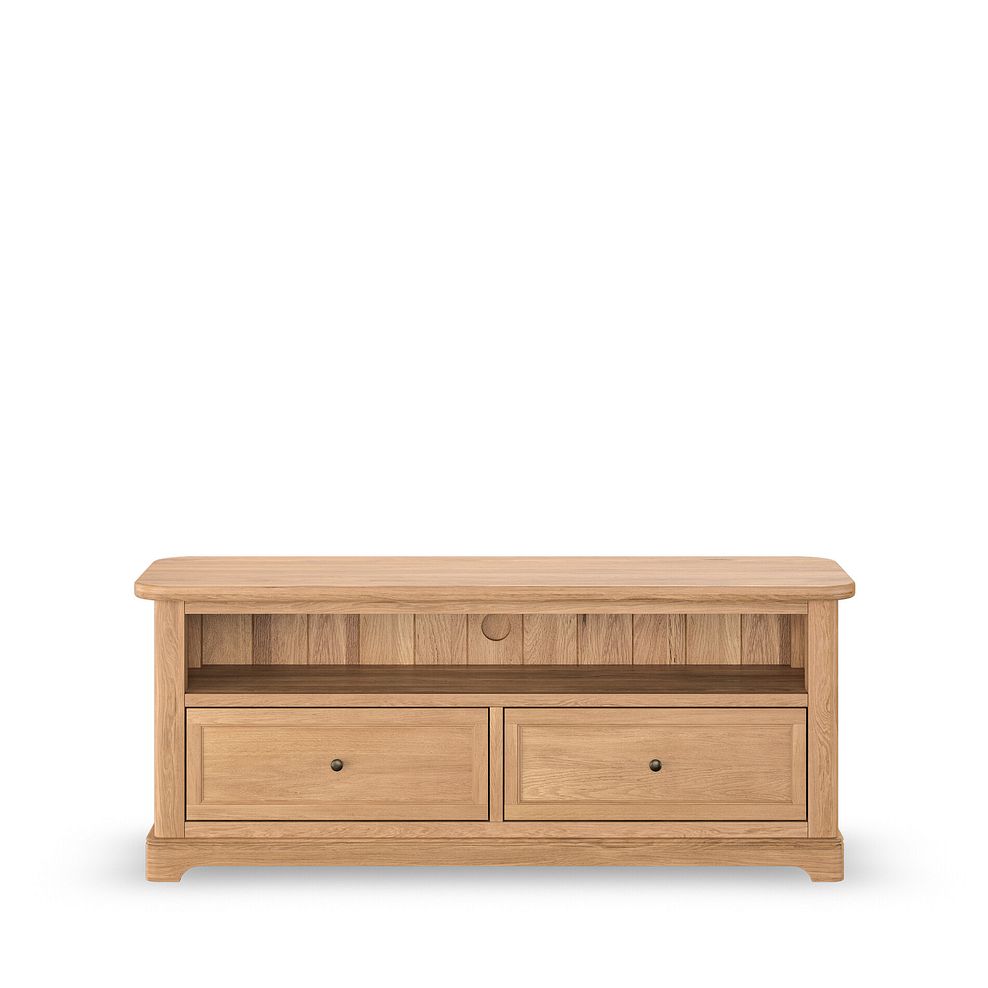 Brennan Natural Solid Oak Large TV Unit 5
