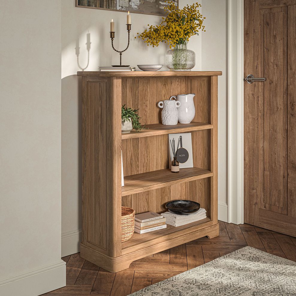 Brennan Natural Solid Oak Small Bookcase 2