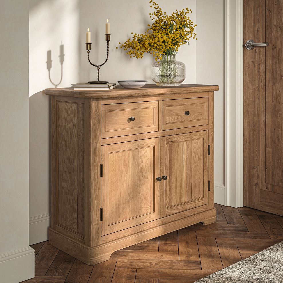 Brennan Natural Solid Oak Small Sideboard 2