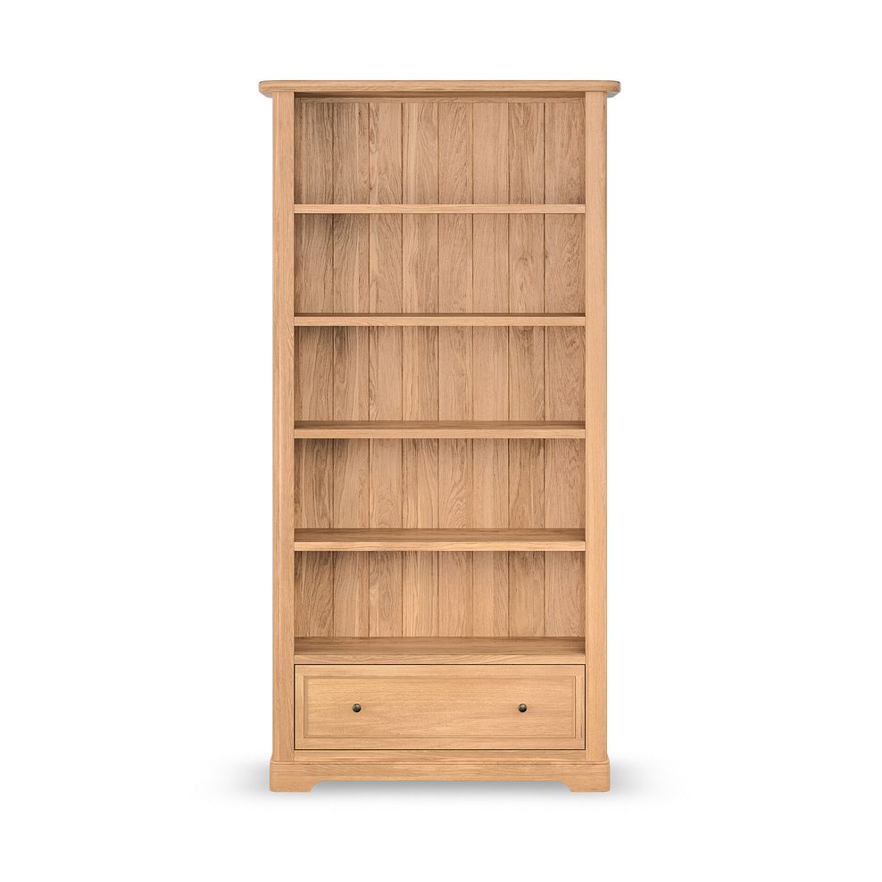 Brennan Natural Solid Oak Tall Bookcase 5