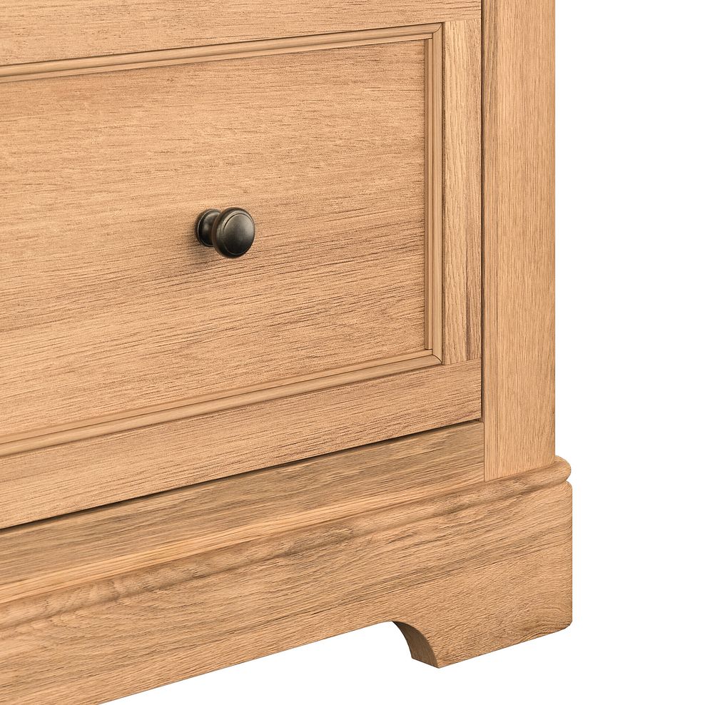 Brennan Natural Solid Oak Tall Bookcase 7