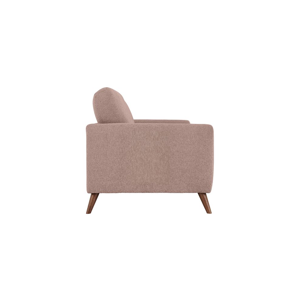 Bridgeport 3 Seater Sofa in Pink Fabric Thumbnail 4
