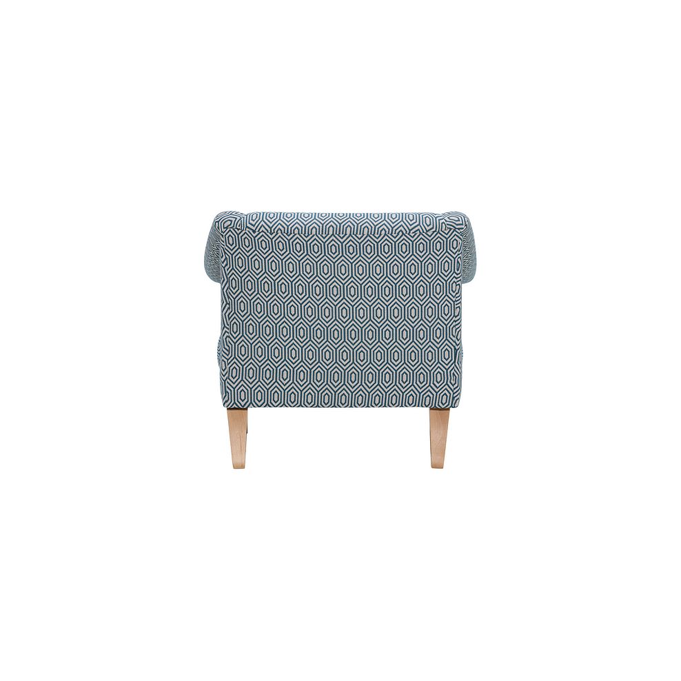 Brighton Patterned Sea Spray Accent Chair 3