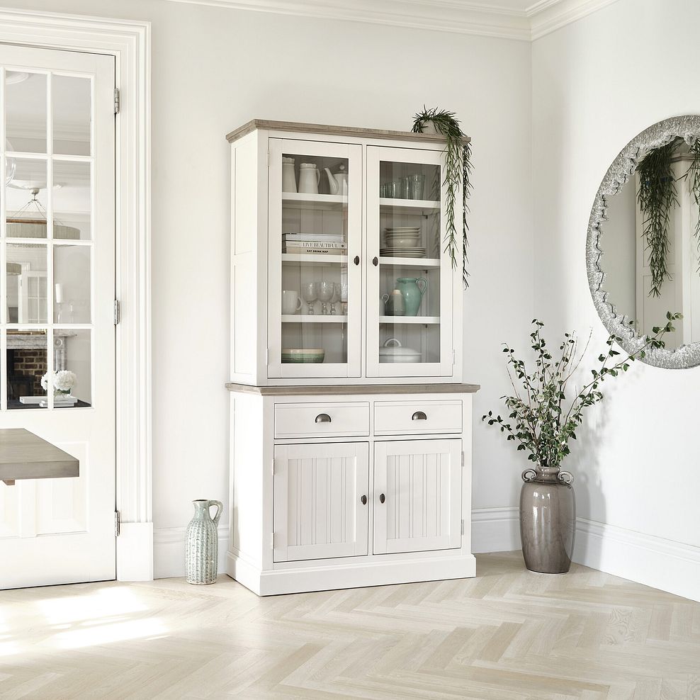 Brompton Painted Acacia and Ash Top Small Dresser - Solid Hardwood 1