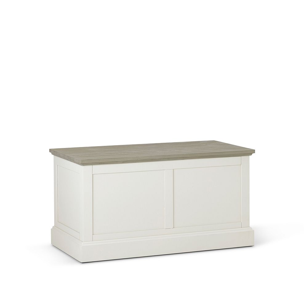 Brompton Painted Acacia and Ash Top Blanket Box - Solid Hardwood 4