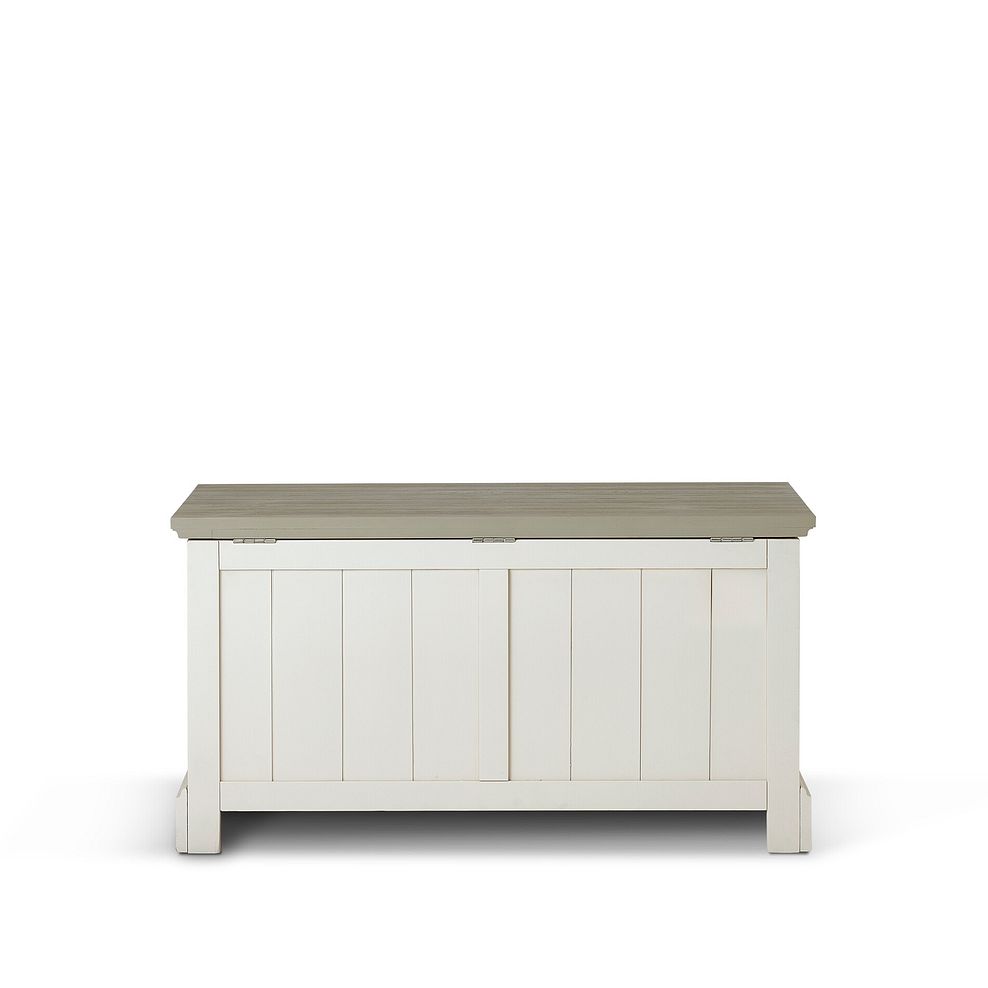 Brompton Painted Acacia and Ash Top Blanket Box - Solid Hardwood 8