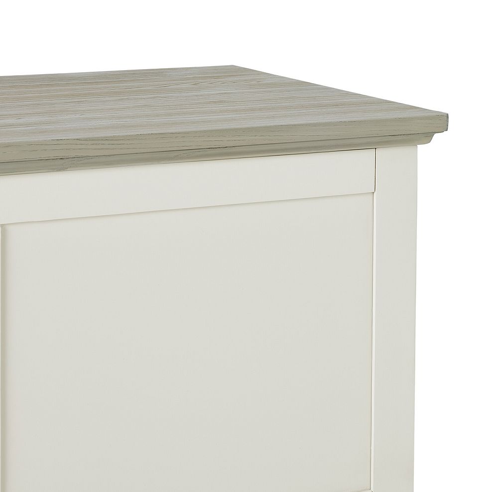 Brompton Painted Acacia and Ash Top Blanket Box - Solid Hardwood 11