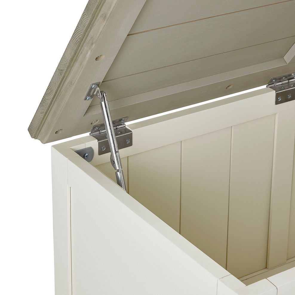 Brompton Painted Acacia and Ash Top Blanket Box - Solid Hardwood 13