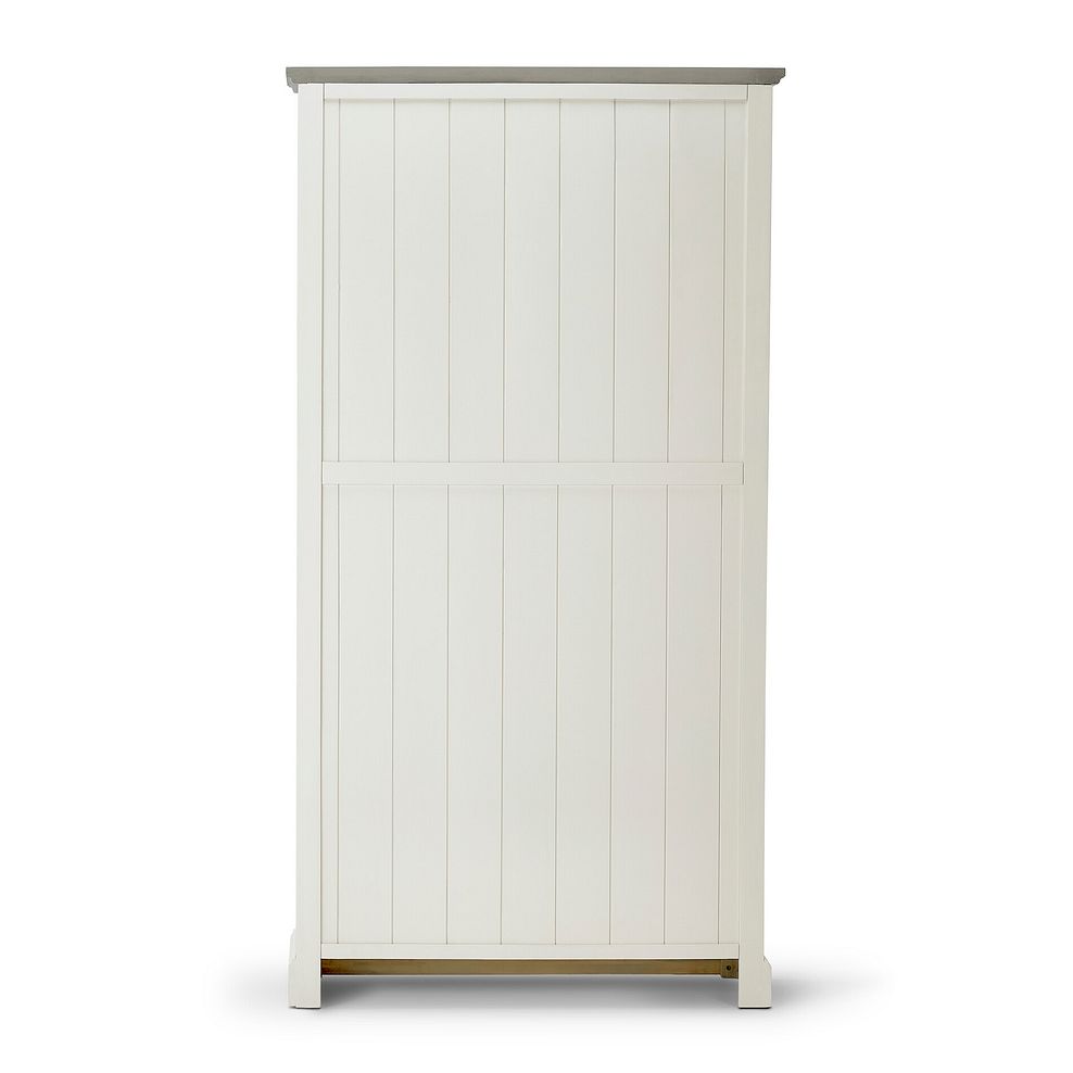 Brompton Painted Acacia and Ash Top Display Cabinet - Solid Hardwood 5