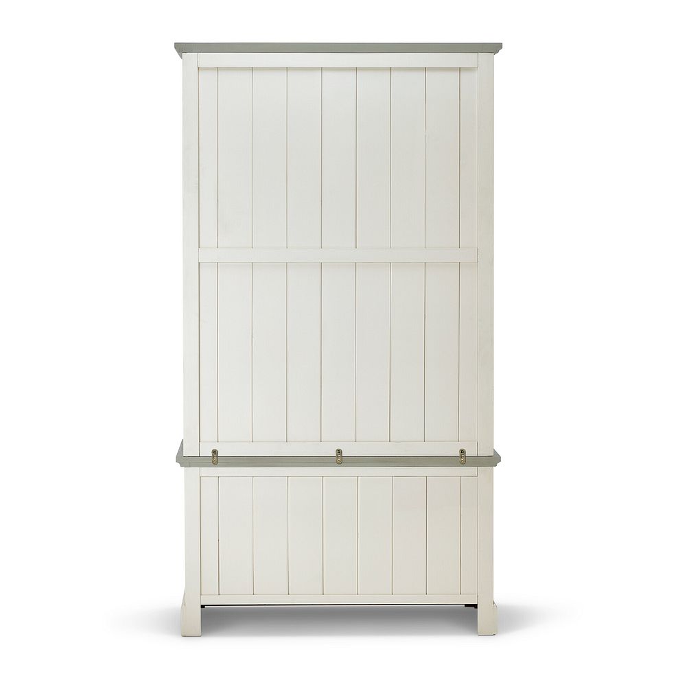 Brompton Painted Acacia and Ash Top Large Larder - Solid Hardwood 9