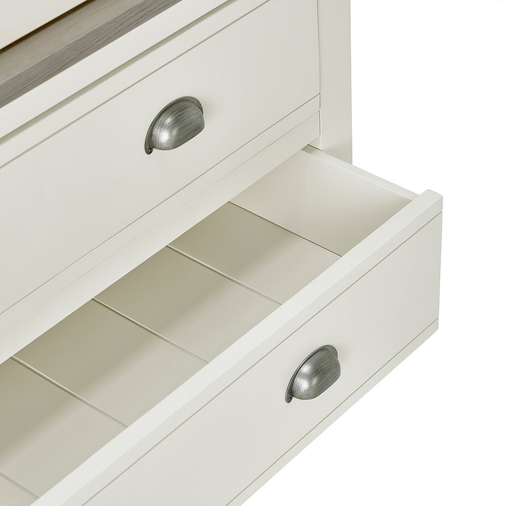 Brompton Painted Acacia and Ash Top Large Larder - Solid Hardwood 17