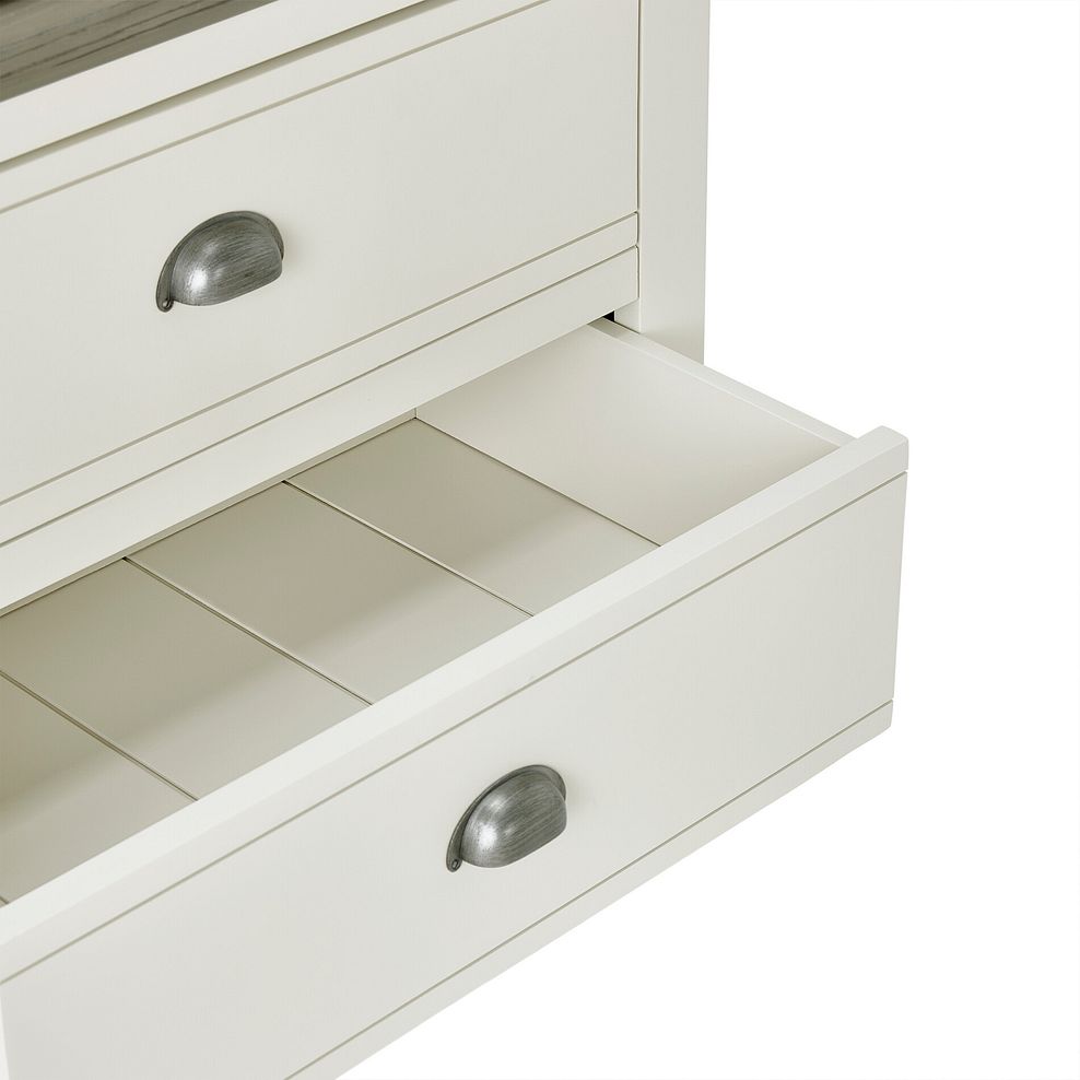 Brompton Painted Acacia and Ash Top Small Larder - Solid Hardwood 7