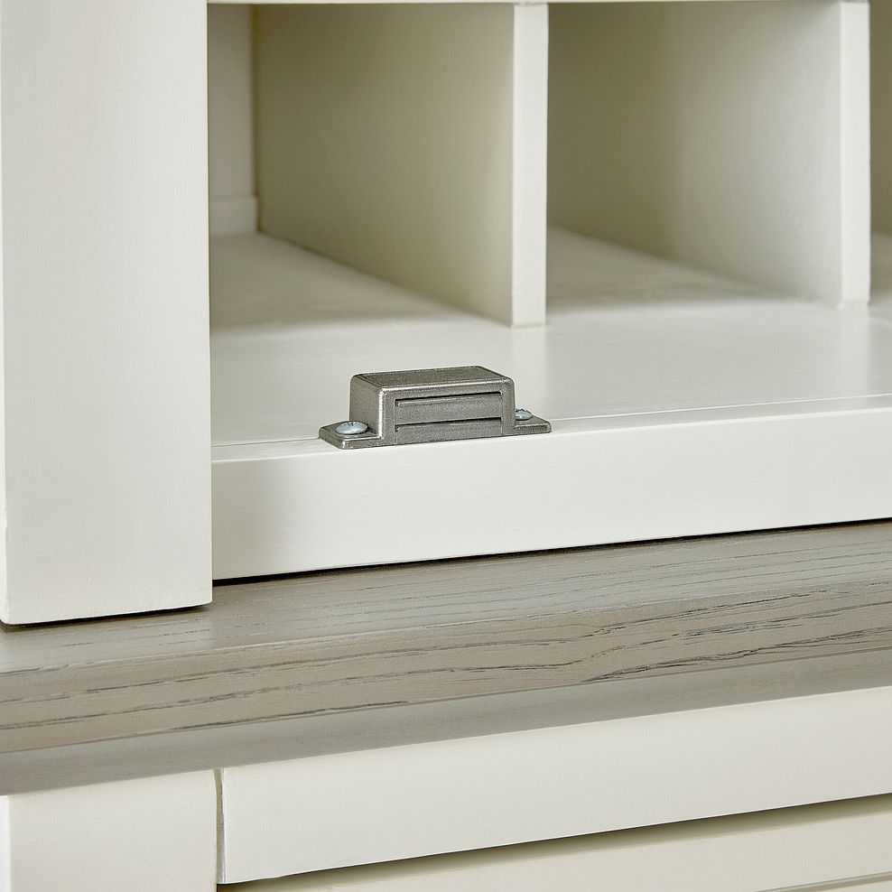 Brompton Painted Acacia and Ash Top Small Larder - Solid Hardwood 9