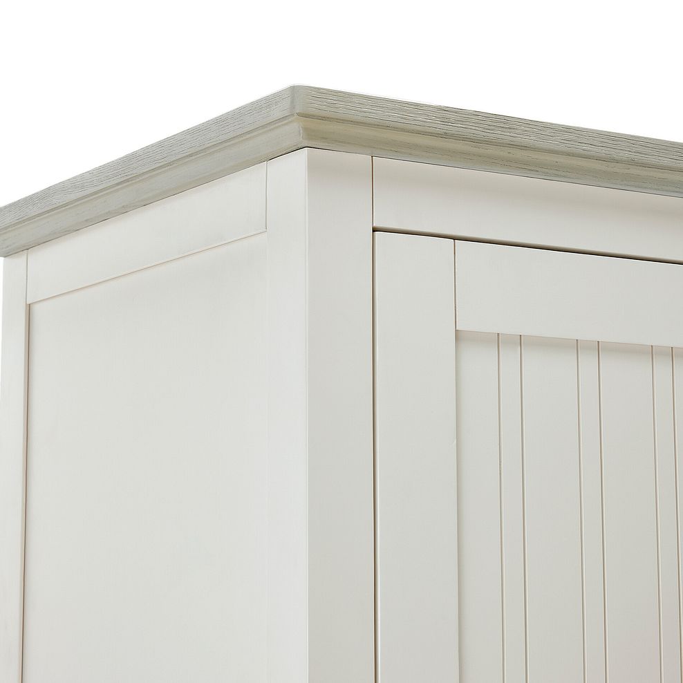 Brompton Painted Acacia and Ash Top Small Larder - Solid Hardwood 12