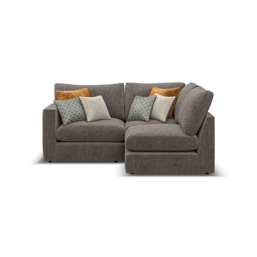 Malvern 3 Seat Left Hand Modular Corner Sofa in Brown fabric - Group 6 2