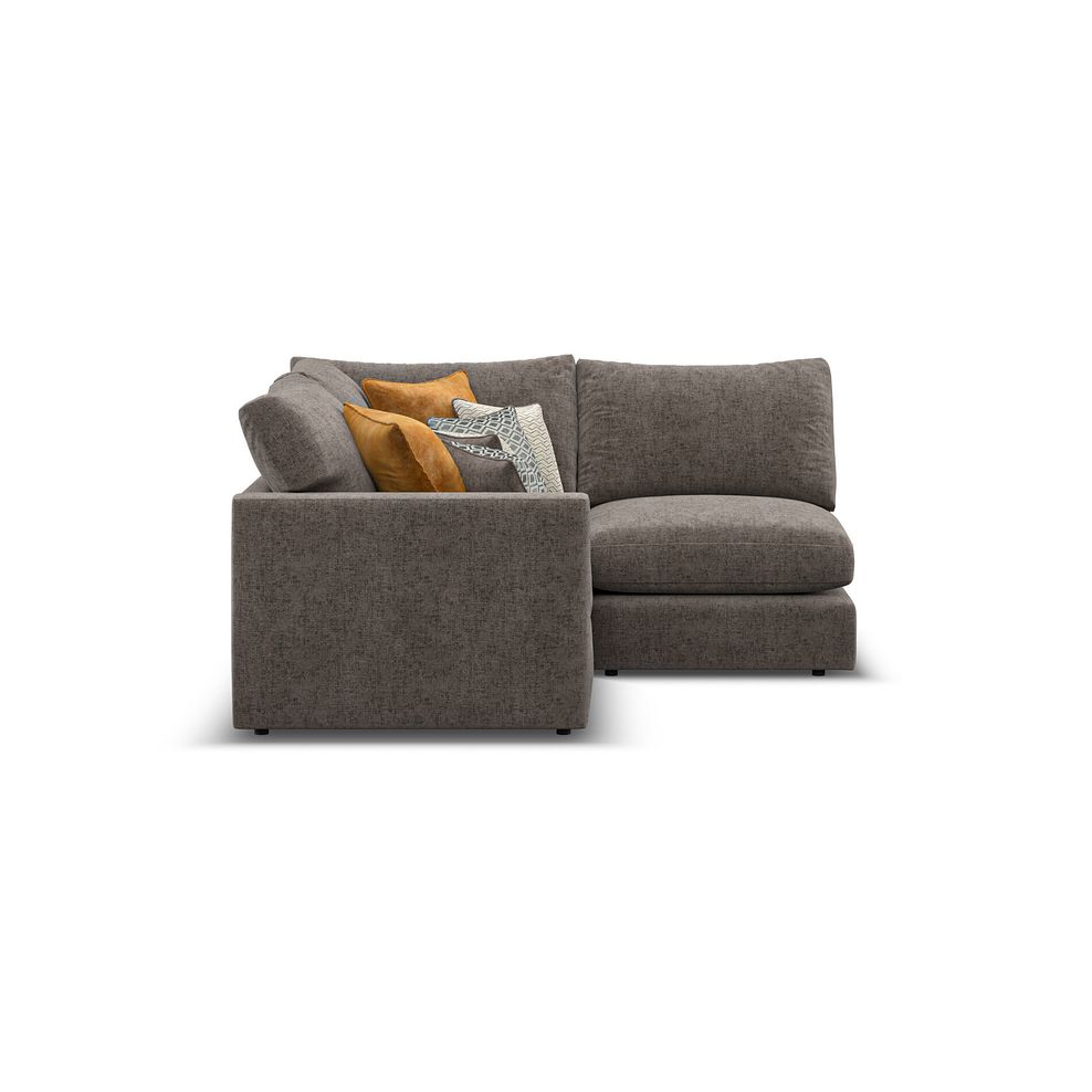 Malvern 3 Seat Left Hand Modular Corner Sofa in Brown fabric - Group 6 4