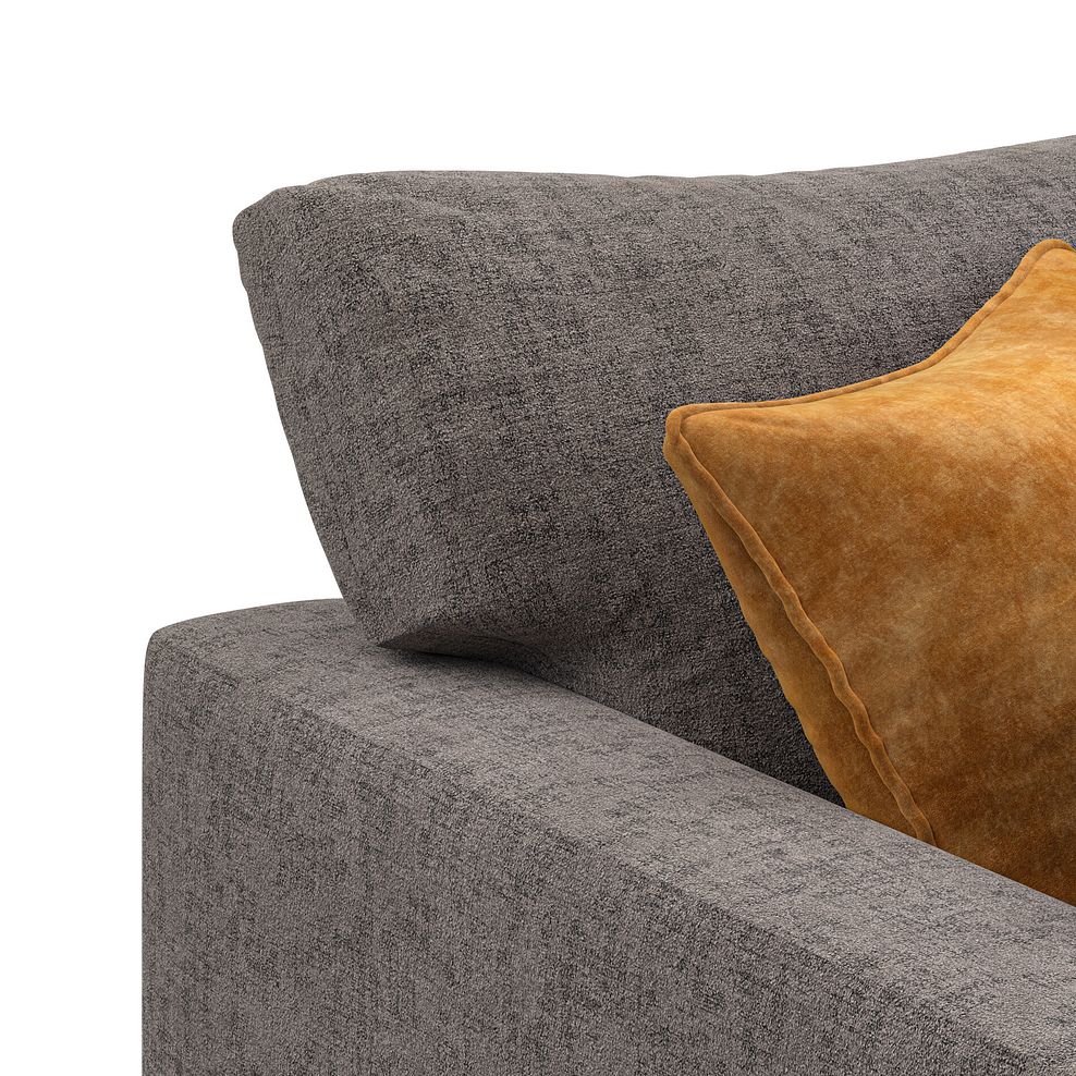 Malvern 3 Seat Left Hand Modular Corner Sofa in Brown fabric - Group 6 6