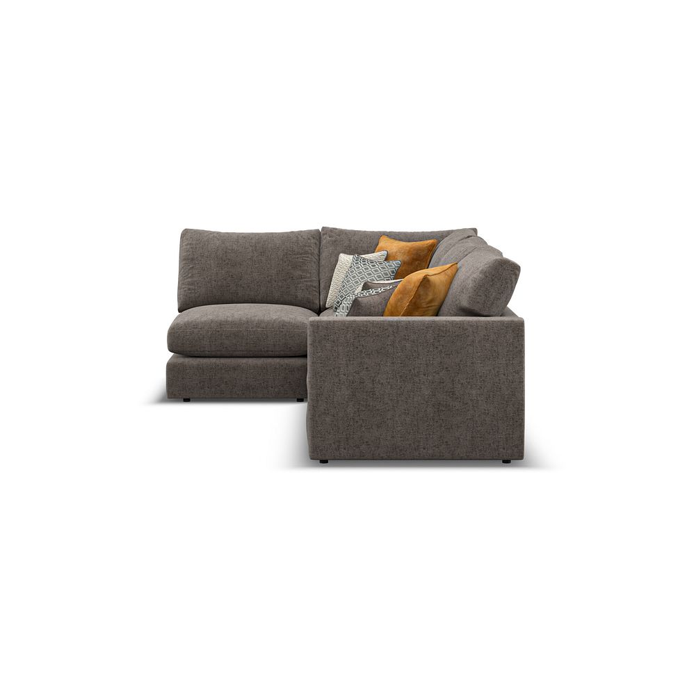 Malvern 4 Seat Right Hand Modular Corner Sofa in Brown fabric - Group 5 4